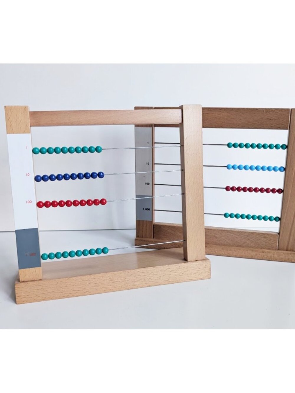 One-Montessori Small Bead Frame Wooden Math Abacus Educational Learning Toy